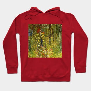 Farm Garden with Crucifix by Gustav Klimt Hoodie